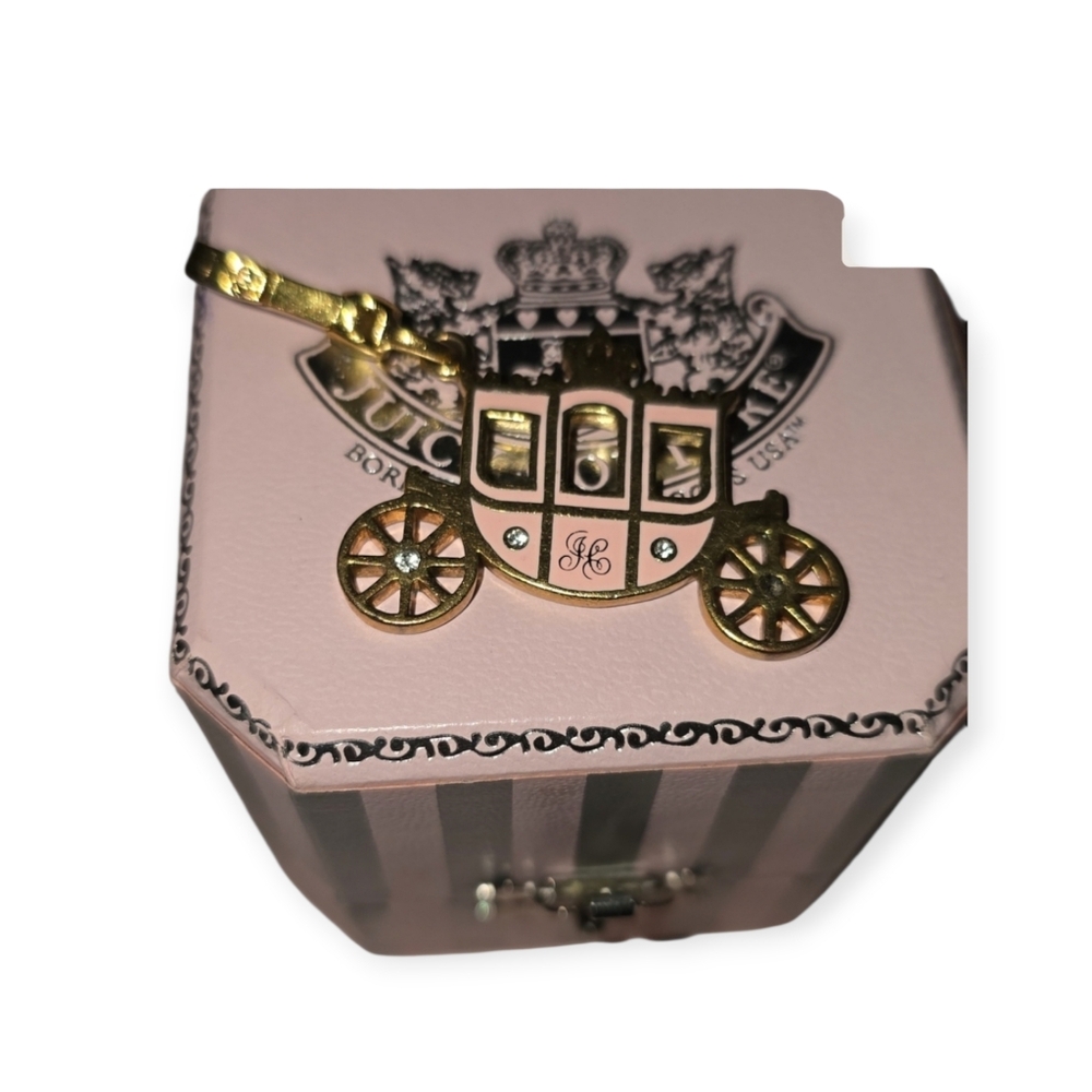 Juicy Couture Pink Princess Carriage Charm